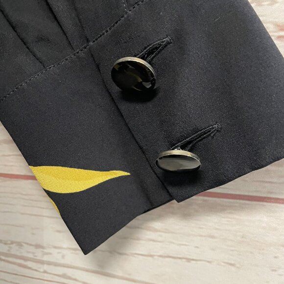 Marni Silk Floral Print Ruffle Blouse - Picture 4 of 9